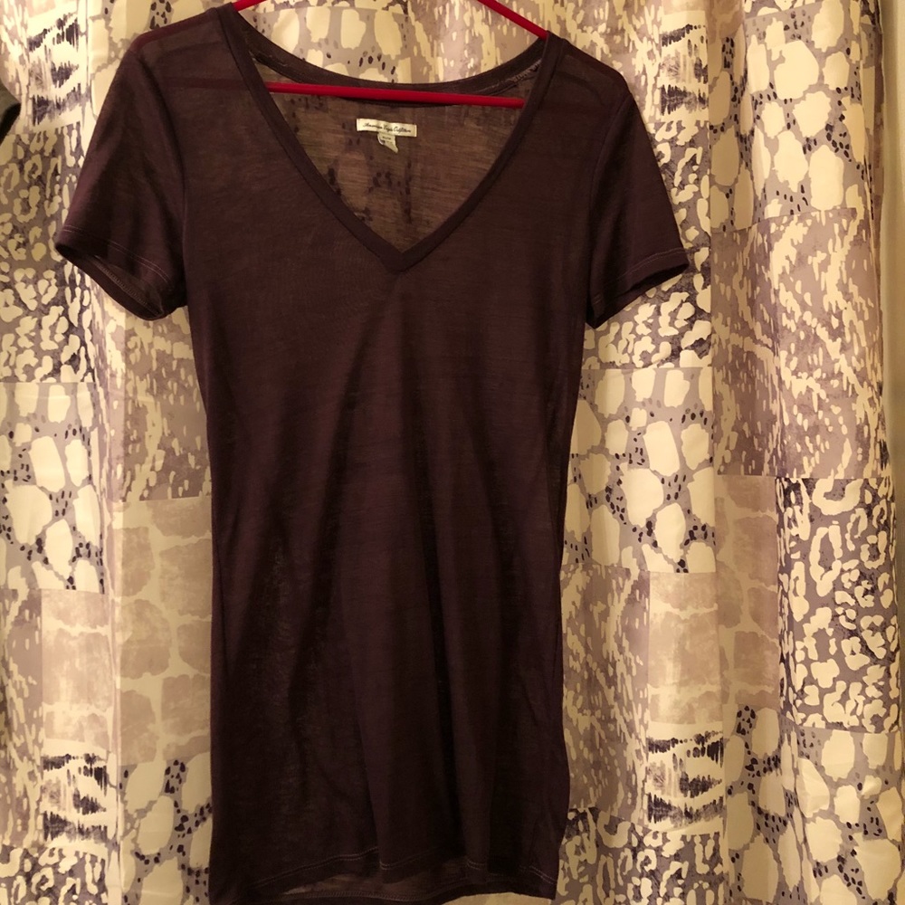 XS American Eagle purple Short sleeve T-shirt